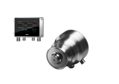 Refractómetro de proceso para uso alimentario compacto